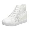Women's Wedge Heel Lace Breathable Lace Up Shoes Fashionable Flat Soled Outdoor Casual Shoes Home Sandals for Women