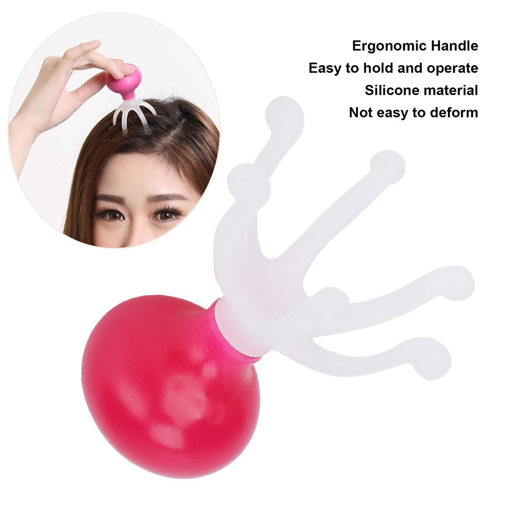 Head Massager Household Travel Portable Relaxation Stress Fatigue Relief Acupoint Scalp Massage Claw