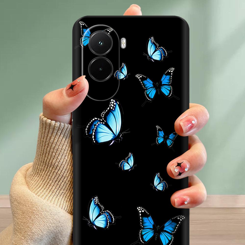 Soft Case For Xiaomi Poco M7 4G Luxury Print Back Cover For PocoM7 M7 Silicone Bumper Protective Shockproof Capa Pocom7 4G Coque