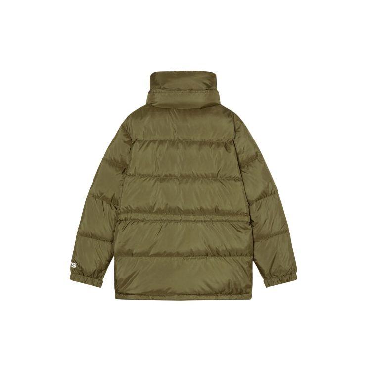 Levis Solid Color Stand Collar Thick Down Jacket Men Outerwear Green A3273-0001