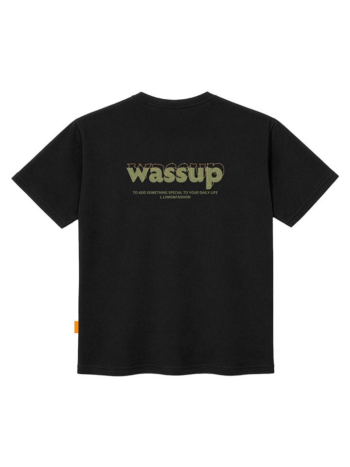 Ellamo Wassup Short Sleeve T-Shirt Unisex Plus Size S~4Xl (Type A)