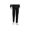 Comfortable Versatile Simple Straight Leg Lace-Up Casual Pants Women Bottoms Black AKLTL243-1