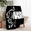 1pc Blanket Nash Tackle1 Print Design, Lightweight Blanket for Sofa, Bed- Soft &Warm, Gift for All Seasons like Christmas, Halloween
