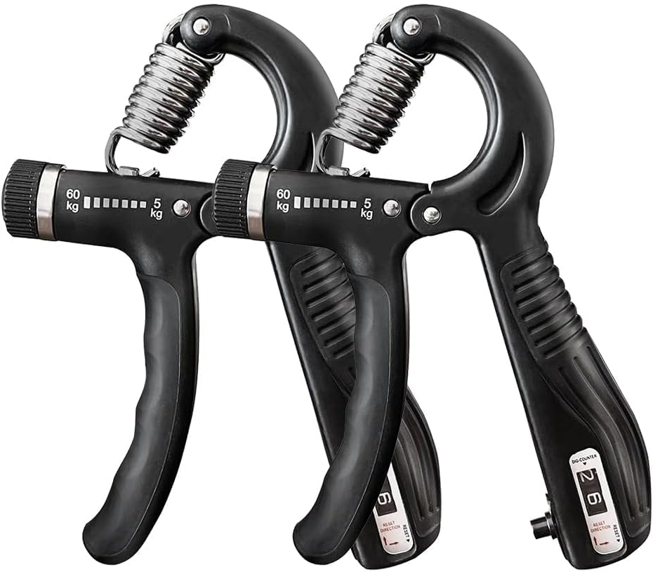 Hand Grip Strengthener, Grip Strength Trainer, 22-132 Lbs Adjustable Resistance Forearm Exerciser Workout