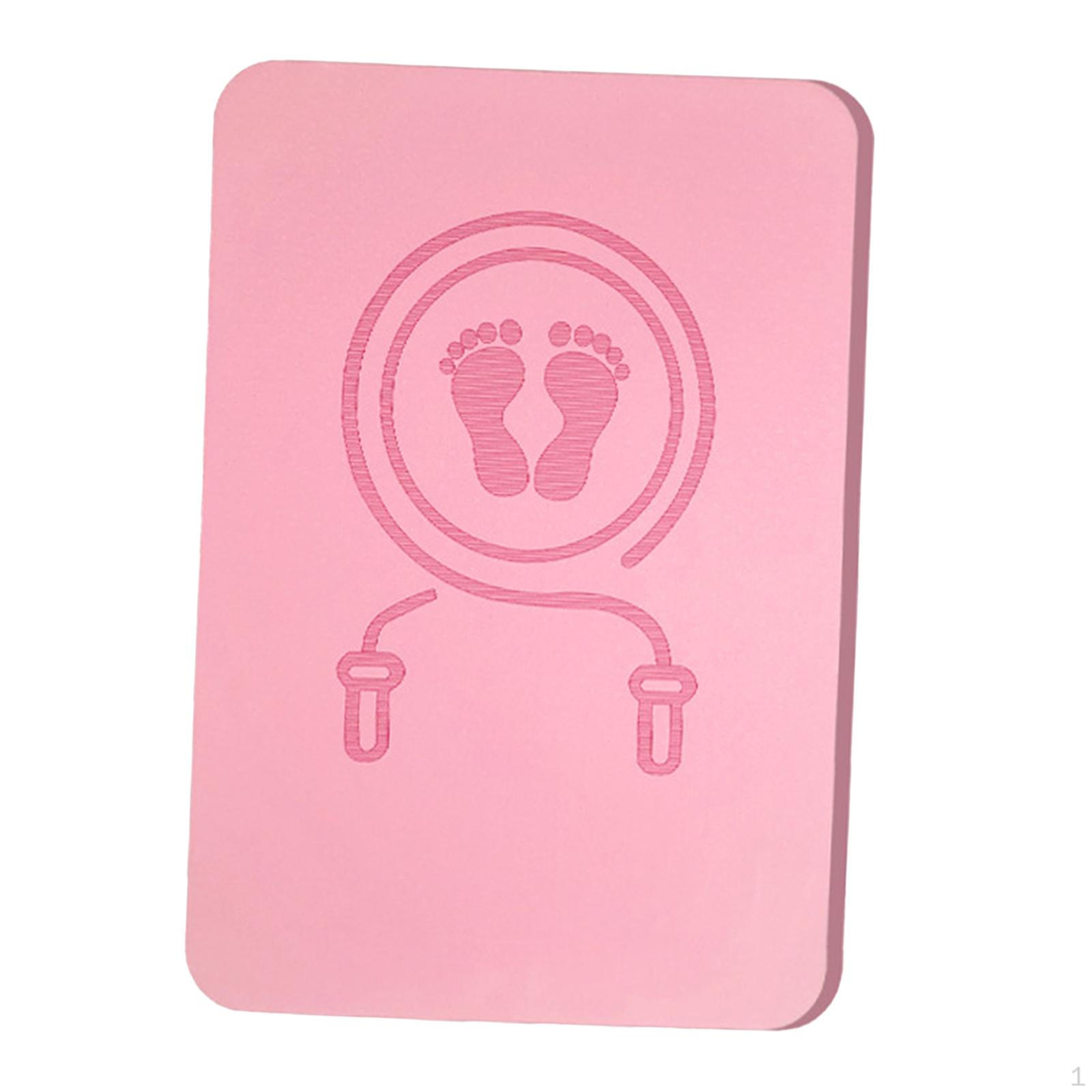 

Коврик для скакалки, Подкладка, Амортизация, Многоцелевое одеяло, Защита пола, Нескользящий, 1,2 см розовый