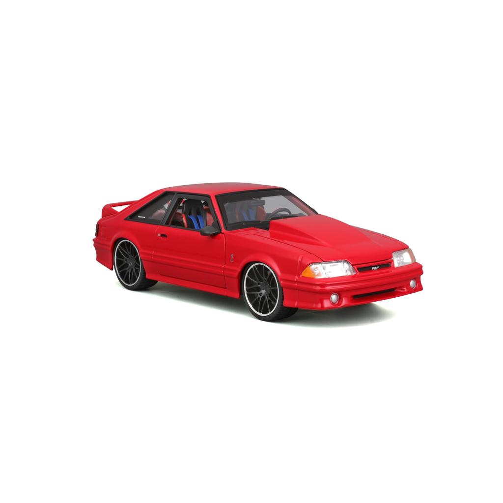 Maisto Scale Ford Mustang SVT Cobra 1993 Red Custom Classic Muscle Series Diecast Model Finished Model 32549 1/24 / Car,