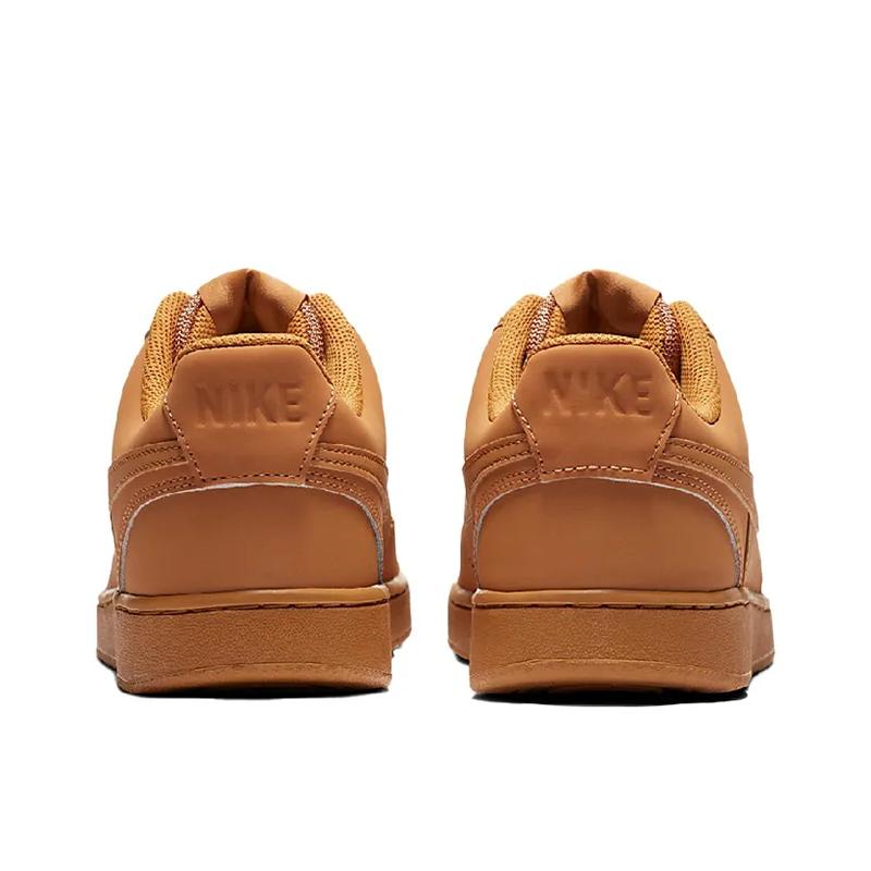 Nike Court Vision 1 Coverage Cushioning Abrasion Resistant Low top Skateboard Shoes Unisex Wheat CD5463-200(Team376-)
