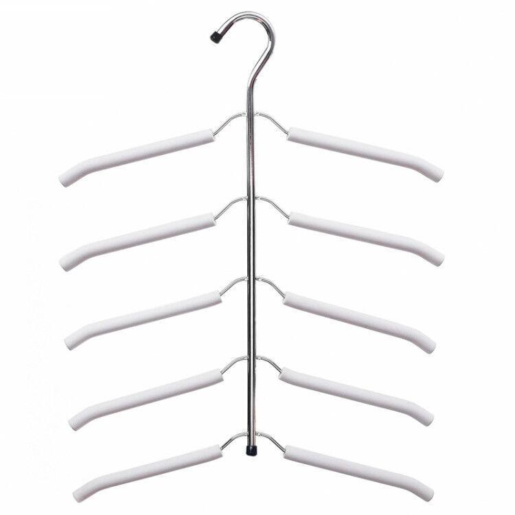Space-Saving Non-Slip Five-Layer Foam Clothes Hanger for Home Wardrobe Storage