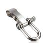 Adjustable Stainless U Anchor Shackle Rope Paracord Bracelet Buckle Outdoor