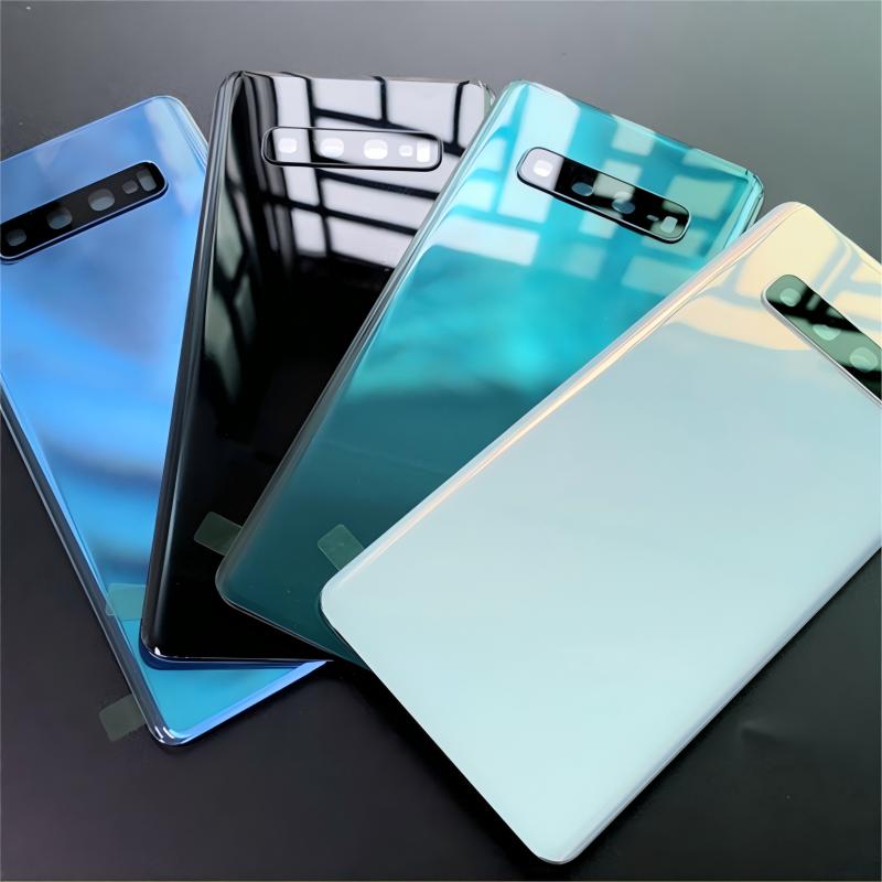 Rear Housing For Samsung Galaxy S10 Plus 6.4" SM-G975 Back Cover Repair Replace Phone Battery Case With Camera Lens