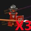 MOC Medieval Figure Building Block Castle Templar Knights Armor Militia Soldiers Gunners Shield Helmet Assembling Brick Toys S26