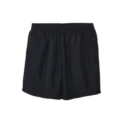New Era Solid Woven Sports Casual Shorts Unisex Shorts Black 13086648