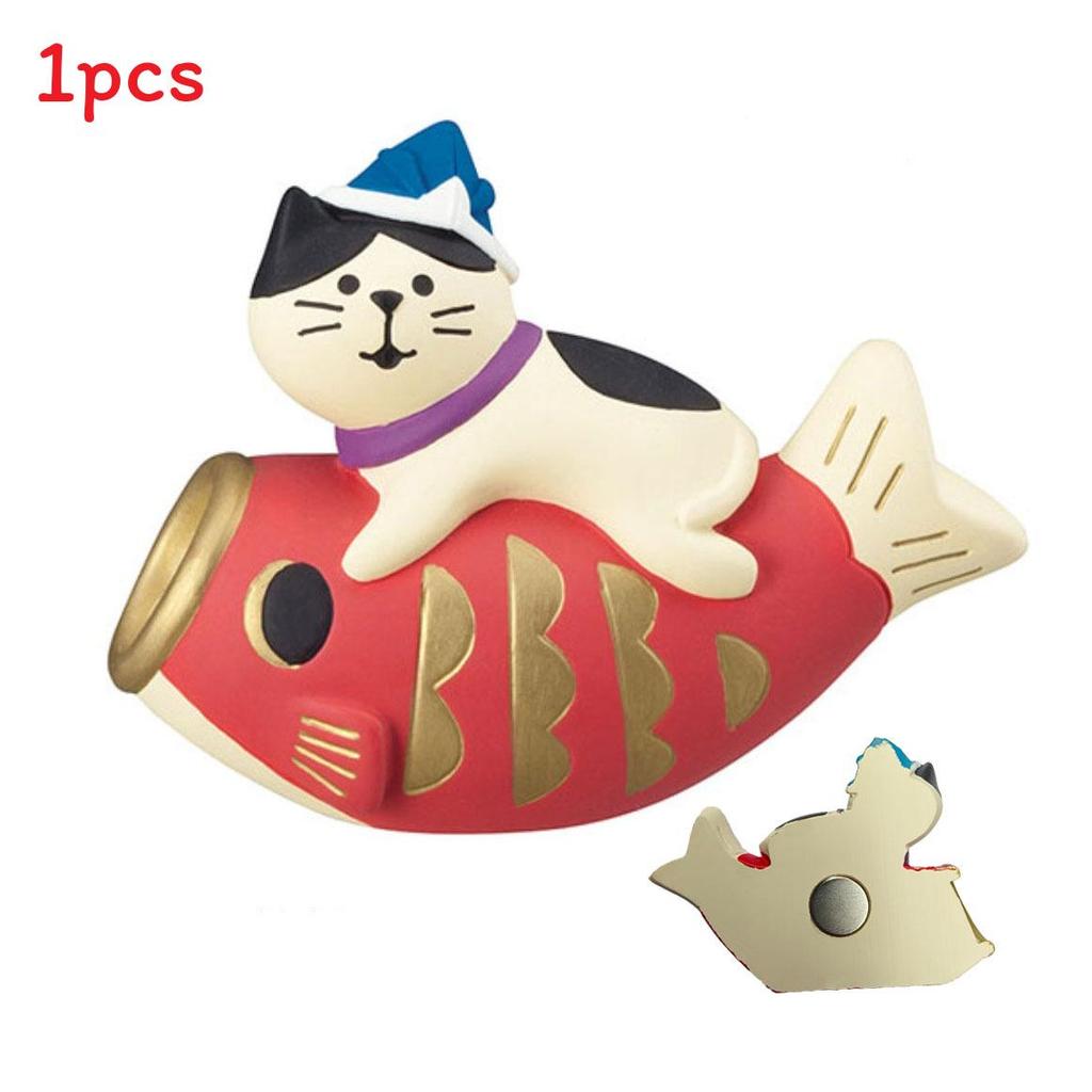 Cat Magnet Fridge Sticker With Strong Magnetic Diy Decor For Kitchen Organization