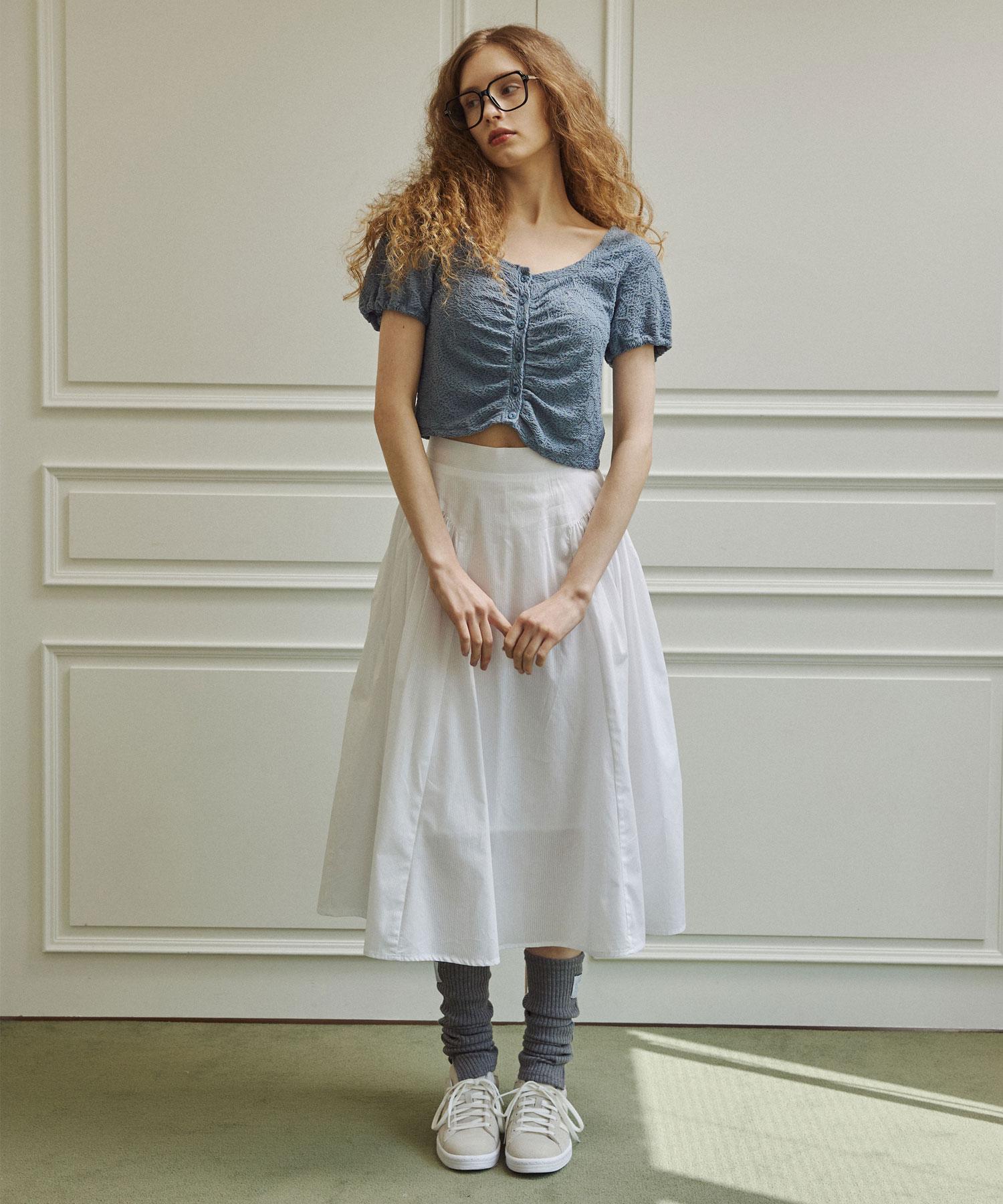 Delaidy Bijou T-Shirts (Blue Gray)