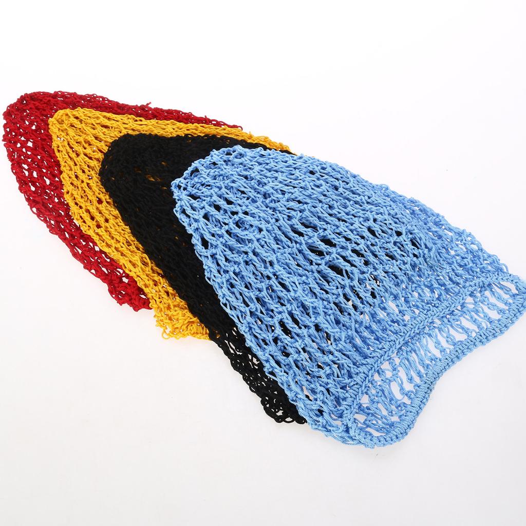Hair Net Bands Snood Elastic Rayon Net Crochet Stretchy Hair Cover for Sleeping Victorian Women Black Hairnets