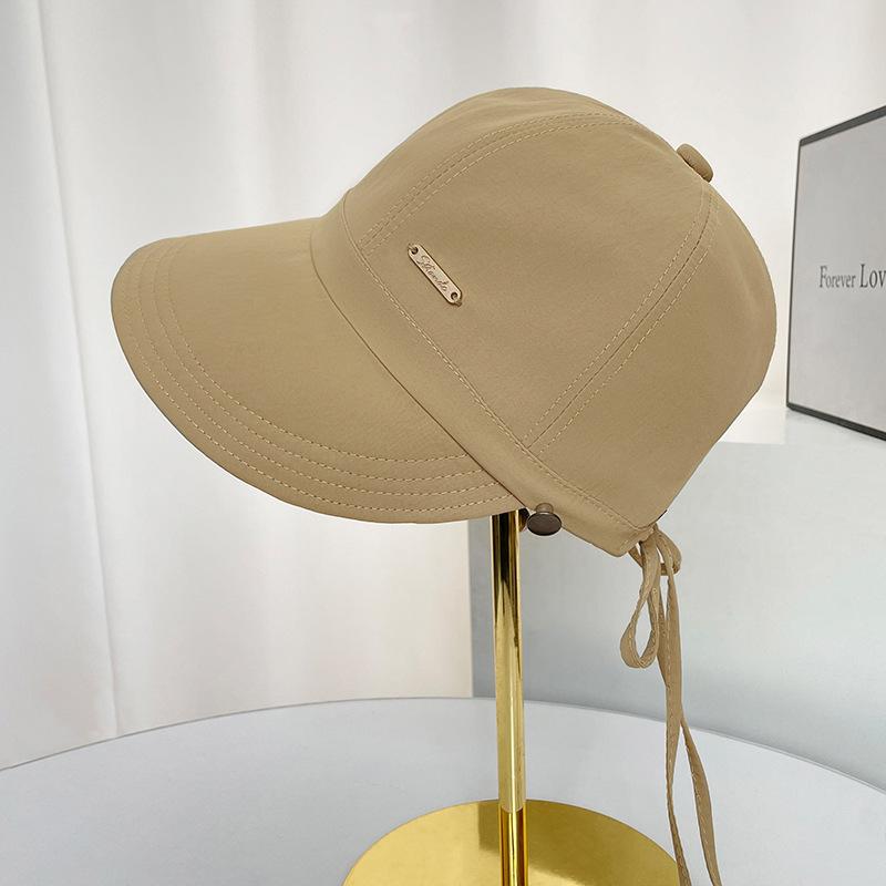 

Ruth strap cap children versatile sunshade bucket hat can hang mask quick drying equestrian hat