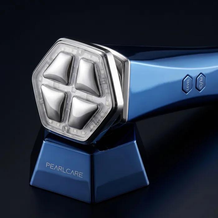 Pearl Care Deep Blue High-Frequency Beauty Device Facial Massager Hot & Cold Cooling Galvanic
