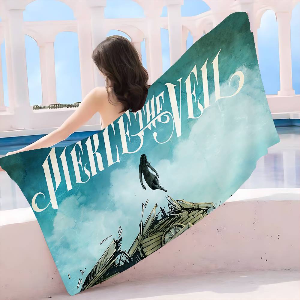 Post Hardcore Band Pierce the Veil Bath Towel Microfiber Soft Water Absorbing Breathable For Girl Kids Cartoon Beach Towel