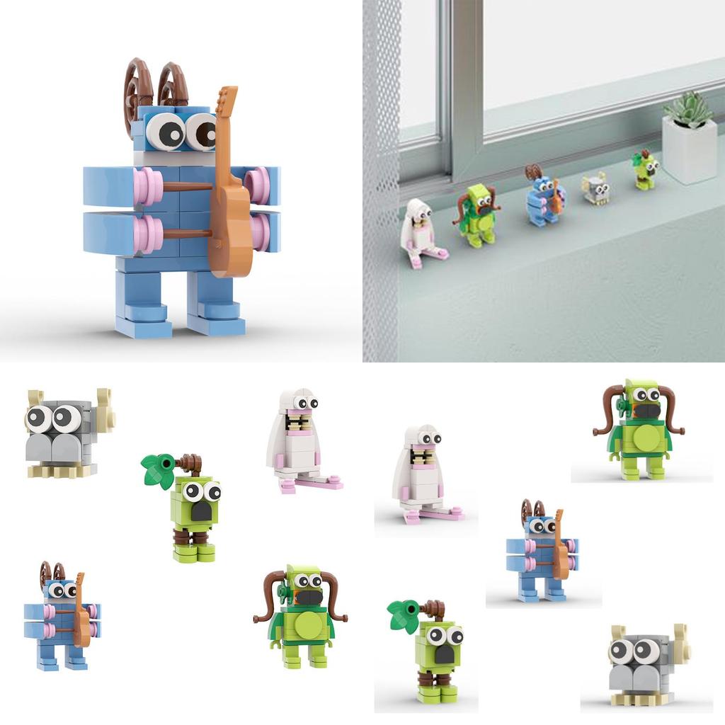 Moe Groove Chorus Child's Plastic Brain-stimulating Building Blocks