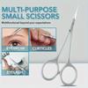 1pc Professional Dual Function Keratin Scissors - Small Scissors for Eyebrow, Eyelash, Nail Trimming and Beauty-