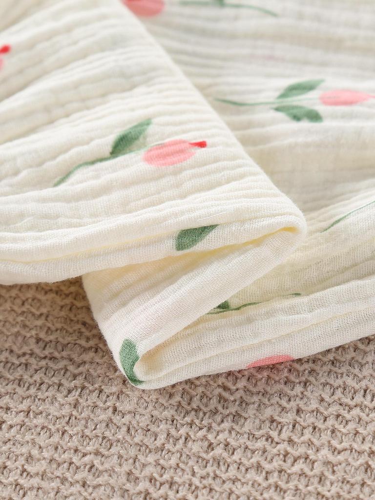 Mono de algodón con capucha para recién nacido: Mono de Verano Adorable con Broches en la Entrepierna para Bebés