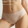 Women Spring and Summer Pure Color Mesh High Stretch One Piece of Non Mark Ice Silk Breathable Waist Triangle Briefs
