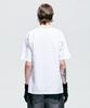 SSY Rib Bold Neck Pierced T-Shirt White