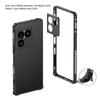 Luxe Metalen Bumperhoesje voor Sony Xperia 1 VIII 5G 2026 Aluminium Frame Beschermhoes + Metalen Lensbeschermingsfolie