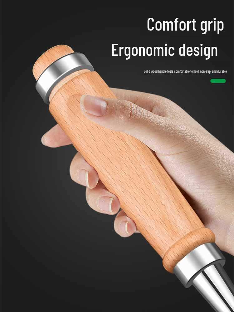 Carpenter's Woodworking Chisel Set with Wooden Handle - Flat, Shovel, Knife, Carving, Grooving, and Planing Tools