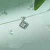 New Chinese Blue and White Porcelain Necklace for Women Simple and Fashionable High-end Pendant Niche Design Light Luxury Versatile Collarbone Chain