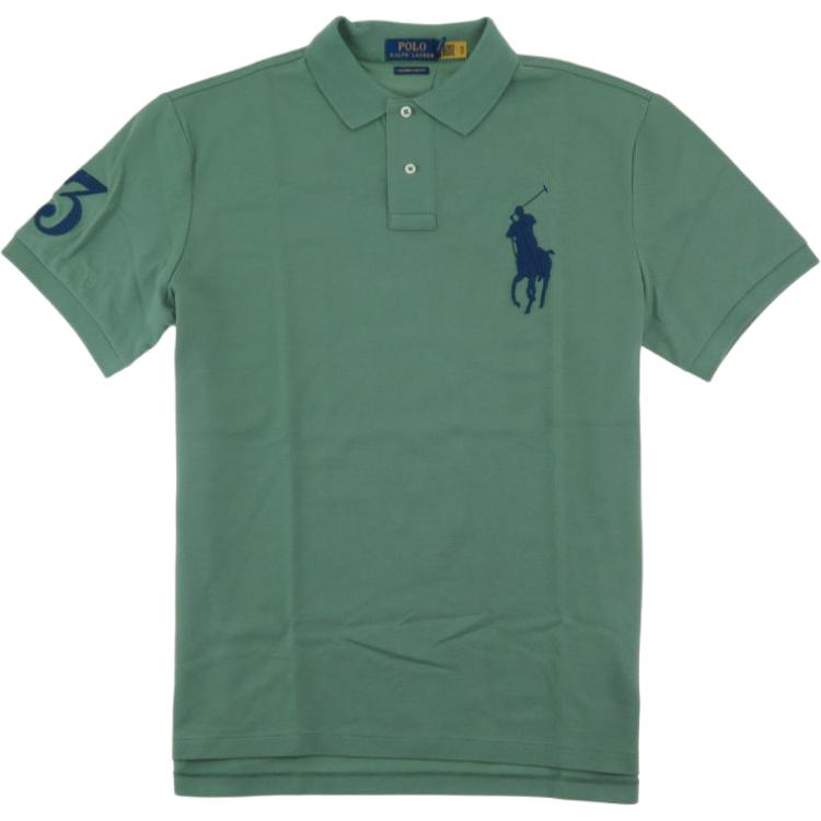 

Polo Ralph Lauren SS25 Пуловер из хлопка с вышивкой большого логотипа с коротким рукавом Мужские рубашки поло 710697457-060 M