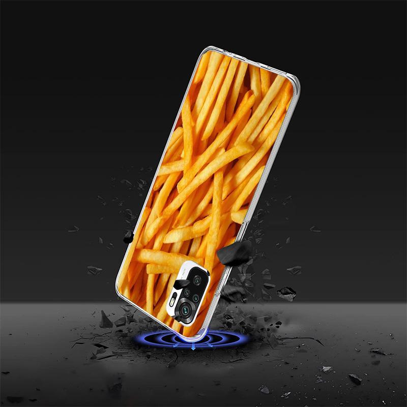 Food Fries Beer Cheese Sushi Cookie Phone Case For Xiaomi Redmi Note 15 14 13 12S 12 11 Pro Plus 14S 11S 11E 10 10S 11T 5G Perso