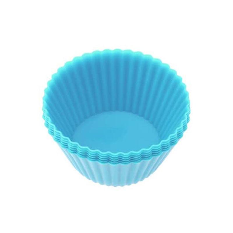 Bake Muffin Cup 7cm Round Silicone Cupcake Mold