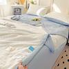 Summer Quilt - Class A Waffle Weave, Soybean Blend (Cool & Comfortable, Washable Decor Bedding)