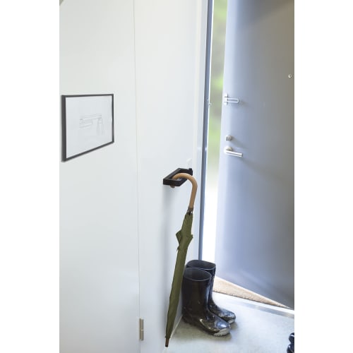 Morita Aluminum Industry Entrance Hook, ViK (Vik) Umbrella Stand, Maximum Load Capacity 10kg, Multi-Hook, Black