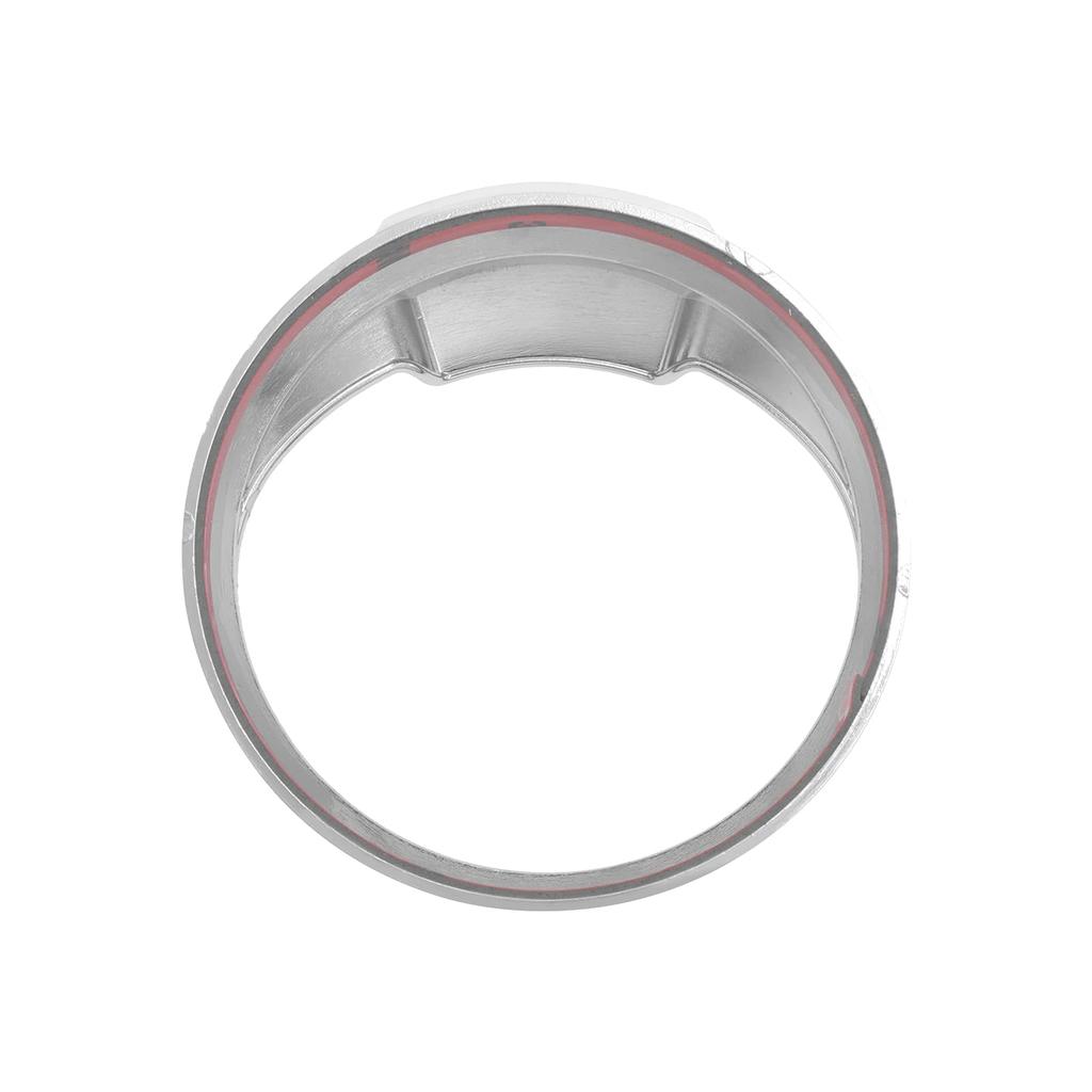 HDBUBALUS Motorcycle Speedometer Trim Ring Bezel Visor Cover for Trike Aluminum 4-inch Harley-Davidson Sportster, Dyna, Breakout, Touring, Electra,
