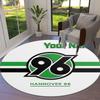 Hannover 96 Custom Name Round Area Rug,Carpet Rug for Living Room Bedroom Sofa Playroom Decor,Non-slip Floor Mat