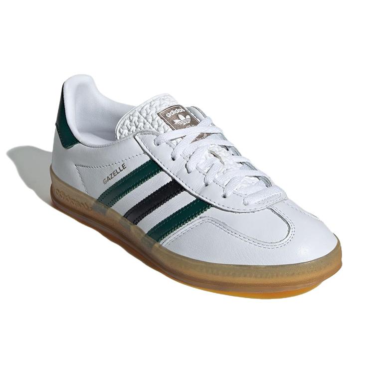 New Adidas Women's Gazelle Indoor 'White Collegiate Green' Women's IE2957