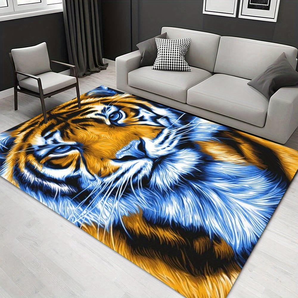 

1pc 1071423363Pattern Carpet, Area Rug For Living Room Bedroom Room Bed Chair Laundry Entryway Corridor Yard Non-slip Outdoor Camping Rug Fl 60cm by 90cm