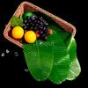 10 pcs set reusable Banana Leaf Placemats Table Decoration Heat Resistant Drink Cup Coasters Faux Pad Dining steak plate Mats