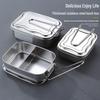 Sweet Elegant Double-Layer 304 Stainless Steel Lunch Box