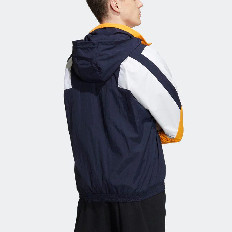 adidas Jackets Men's Multicolor Hooded Moderate Other HE7473