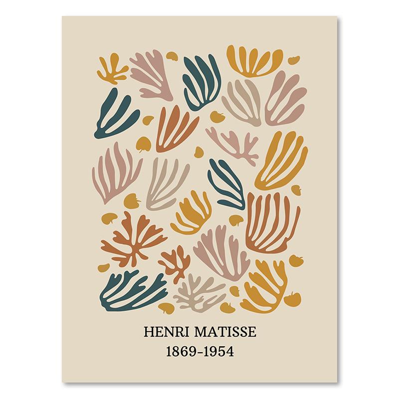 Abstract Matisse Picasso Yayoi Kusama Canvas Painting Boho Sunrise Posters Wall Art Print Pictures for Living Room Home Decor