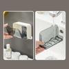 Wall-mounted Drawer Soap Dish Lid Flip Cover Laundry Soap Box New Drain Soap Storage Box