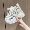 Mode Neue Damen Atmungsaktive Mesh Plateau Schuhe Outdoor Erhöhen Höhe Klobige Sneaker für Damen Lässige Walking Schuhe Damen Tenis