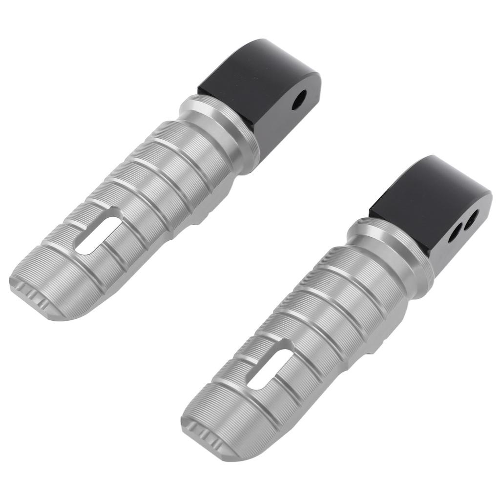 Motorcykel Bakre Pedal Halkskydd Aluminiumlegering Bakre Passagerarfotstöd Ersättning för VOGE 250RR 300AC 500AC Grå