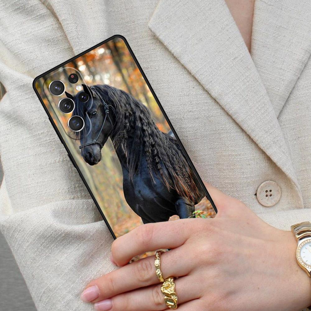 HORSE BEAUTIFUL Cell Phone Case for Samsung Galaxy S26 Ultra S25 S24 S23 S22 S21 S20 Note10 Cover