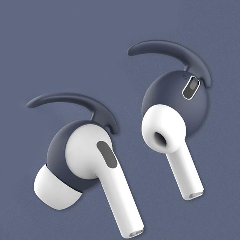 1 Pair Silicone Rubber Headphone Hooks Secure Anti Slip Covers For AirPods Pro