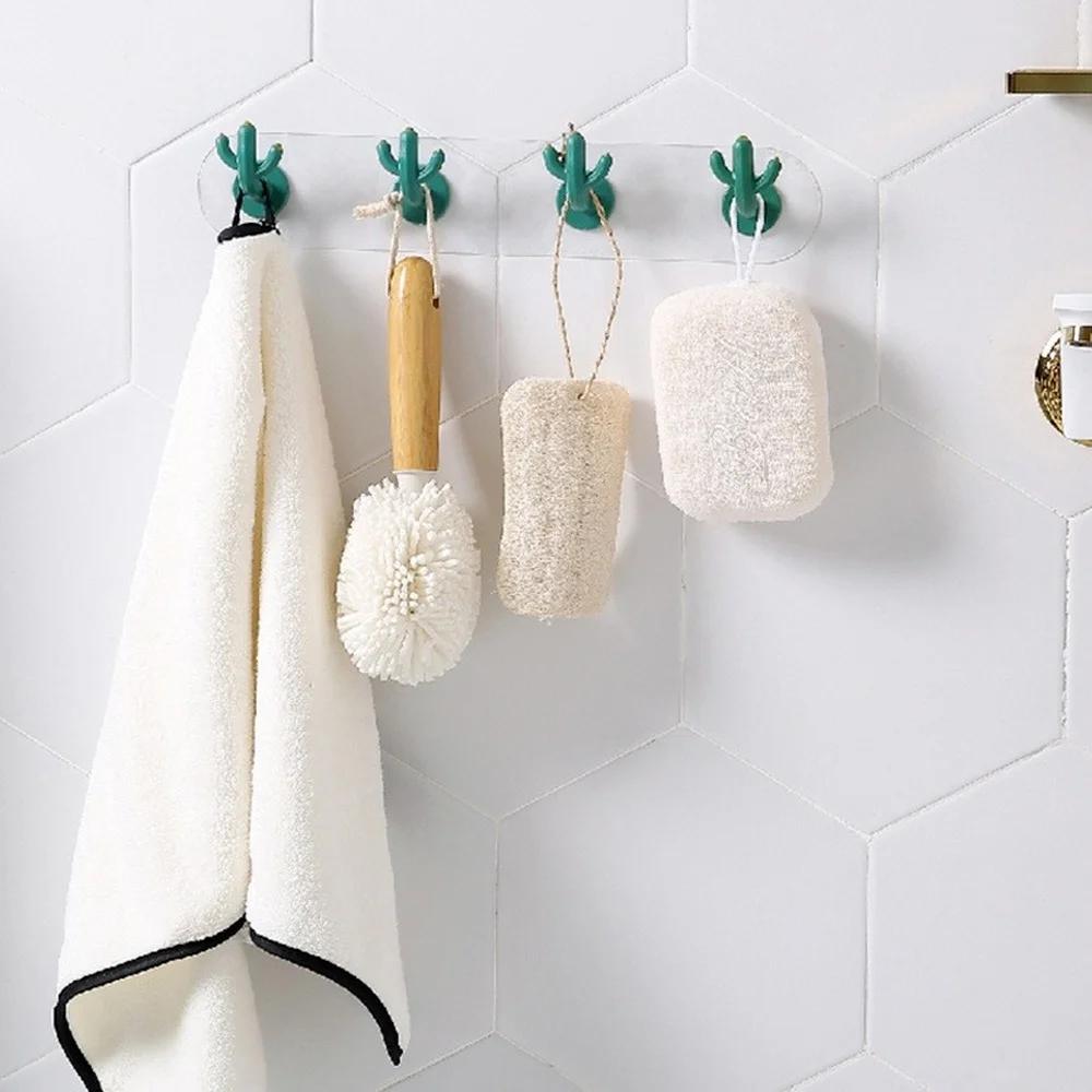 Kreatywny Ins Tropikalny Kaktus Wiszący Mocny Haczyk Gwóźdź do Drzwi Gwóźdź Haczyk Bez Gwoździ Kuchnia Sypialnia Ściana Samoprzylepny Haczyk