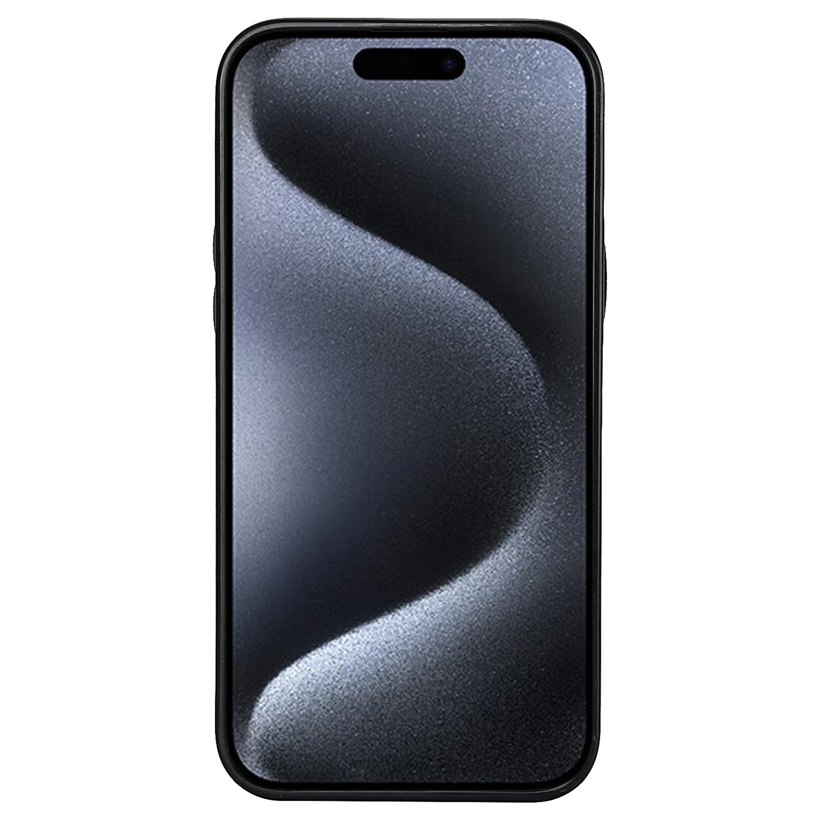 

For iPhone 14 Pro Card Slot Case PU+TPU Protective Phone Cover Blue